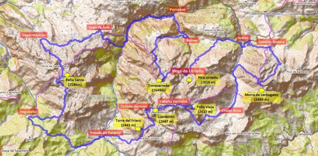 reto de tappers en Picos de Europa
