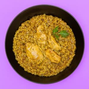 Arroz con pollo al curry (400 g.)