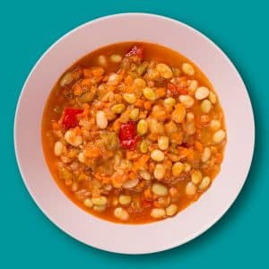Pochas con verduras (400 g.)