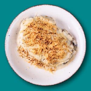 Berenjena rellena de carne al vino tinto (300 g.)