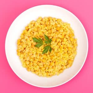Arroz con garbanzos y verduritas (400 g.)
