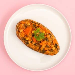 Boniato relleno de verduras y legumbres (300 g.)