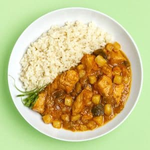 Pavo guisado con patatas y verduras (400 g.)