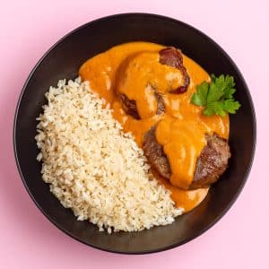 Carrillada de cerdo al curry (400 g.)