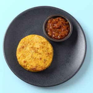 Hamburguesa de Salmón con Quinoa