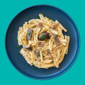 Casarecce con salsa funghi (350g)