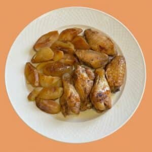 Alitas de pollo con salsa de soja y miel (400g)