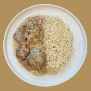 Solomillo de cerdo al Pedro Ximénez con gorgonzola