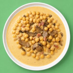 Garbanzos con setas y jamón (400g)